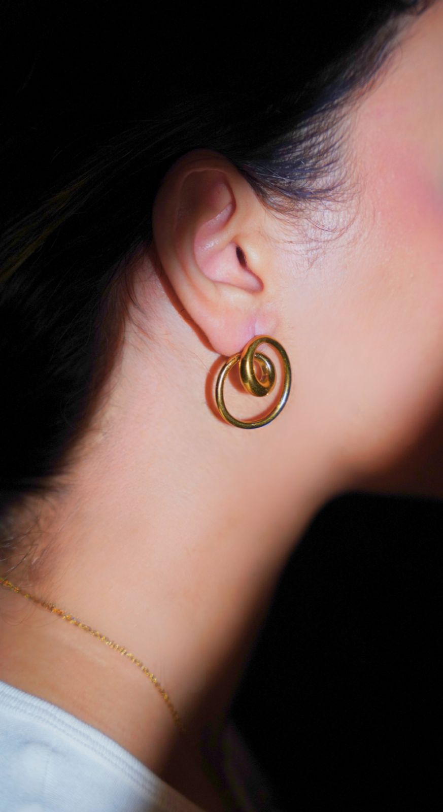 Crescent Veil Earrings